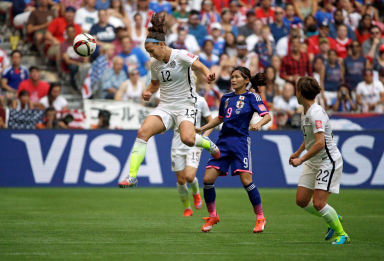 There's a very simple reason why women participating in the recent World Cup don't earn as much money as their male counterparts -- because there's less interest in watching women's sport. (AP Photo)Â 