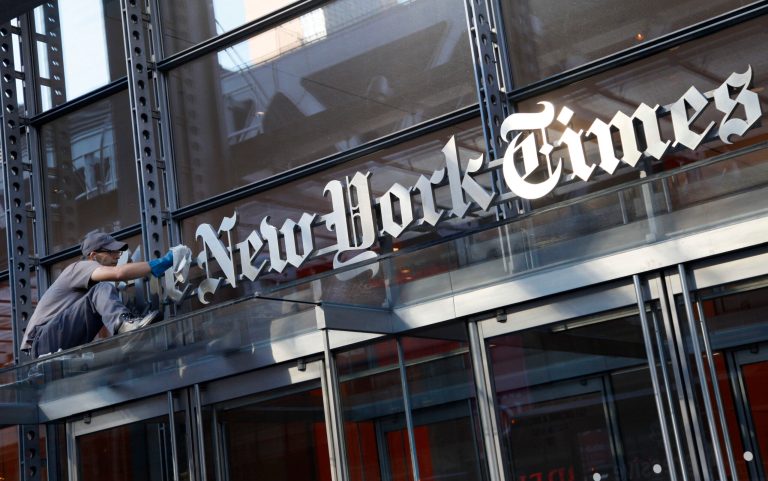 The New York Times' editorial page is not exactly beloved by staffers, according to a New York Observer report. (AP Photo/Mark Lennihan)