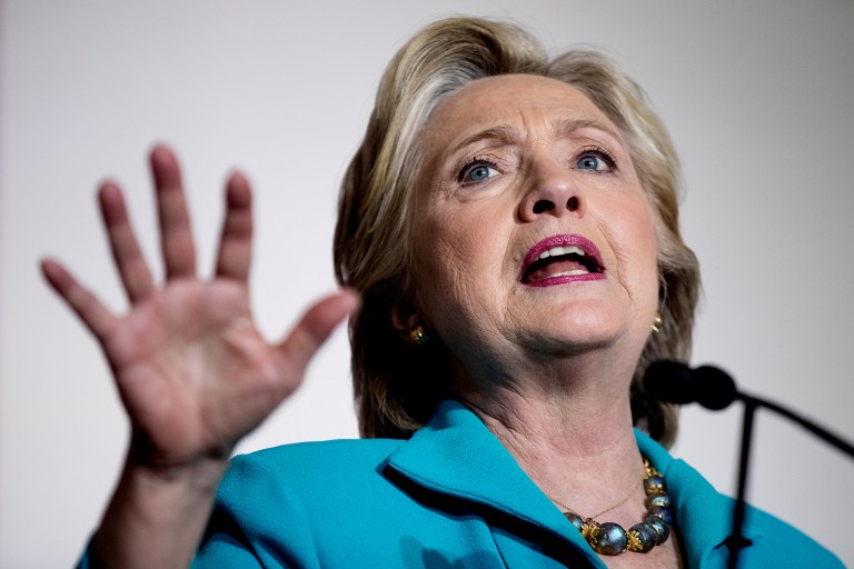 She never had a candidate in mind, it turns out, just 