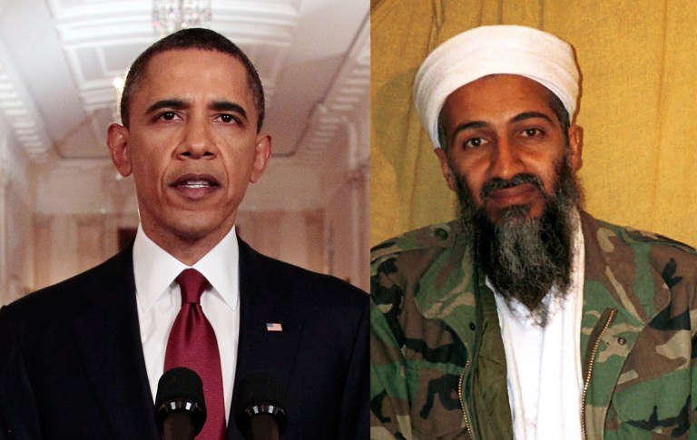 Obama reminded Americans that he was the commander in chief who took down Osama bin Laden. (AP Photos)
