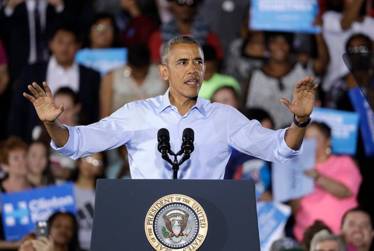 President Obama claimed Sunday that his administration has not experienced any 