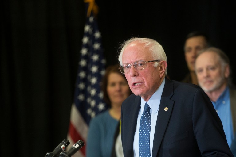 Ben Jealous will appear with the Vermont senator at an event in the Granite State before the Feb. 9 primary. (AP Photo/John Minchillo)