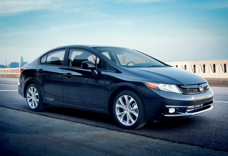 This undated image made available by Honda shows the 2012 Honda Civic Si Sedan.