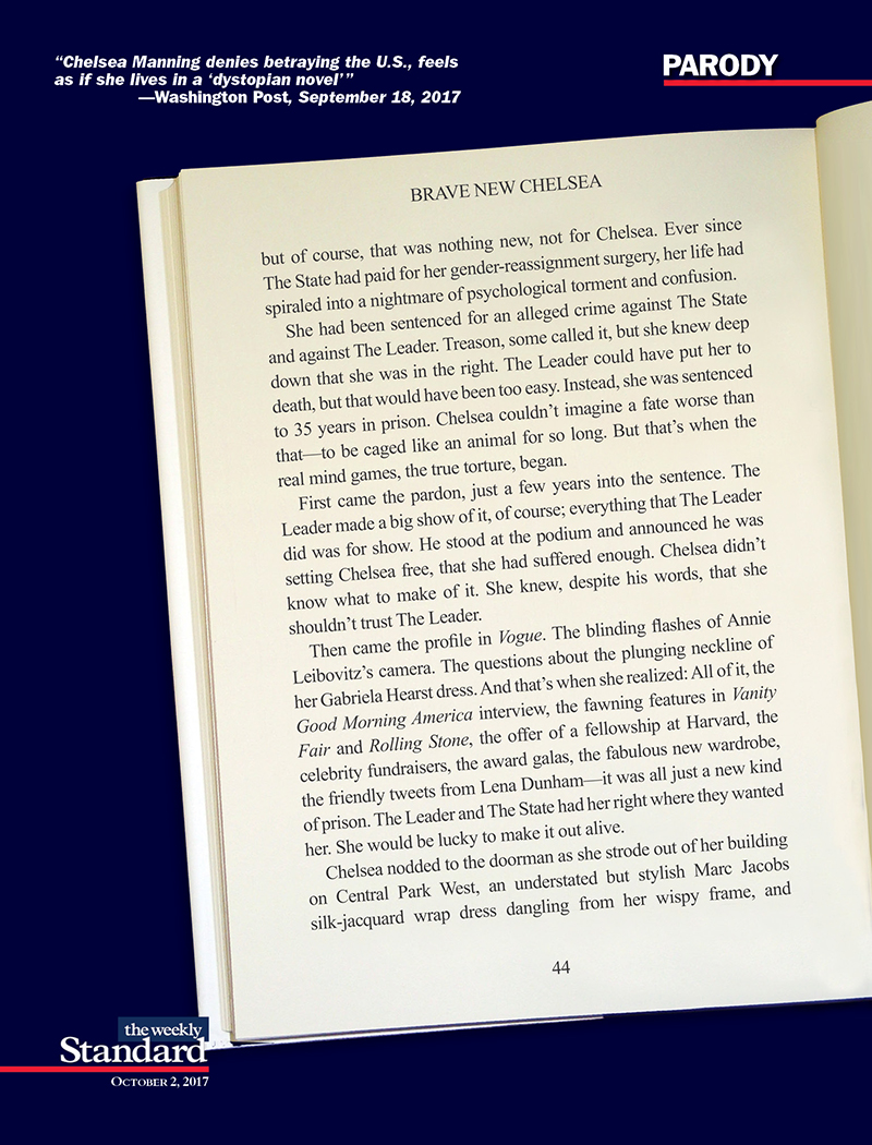 Chelsea Manning’s Dystopia