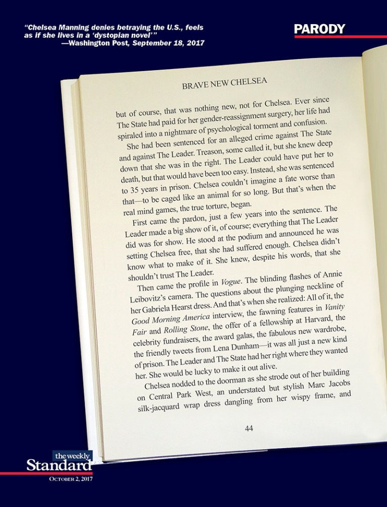 Chelsea Manning’s Dystopia