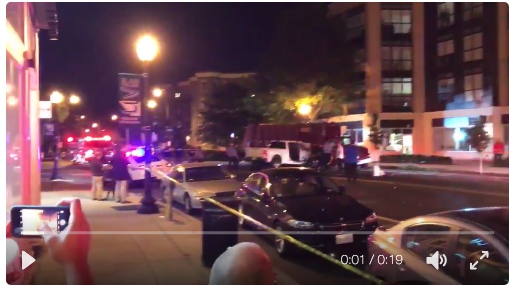 Car strikes two police officers, public works employee in Washington, DC