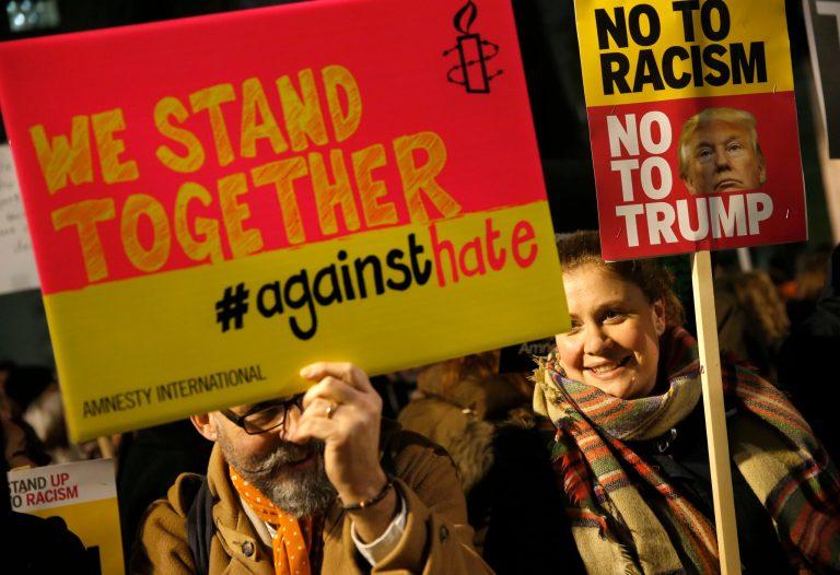 The Trump administration did not go it alone when crafting last Friday's executive action on immigration from Middle Eastern and North African countries. (AP Photo/Alastair Grant)