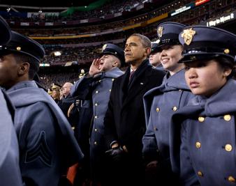 Obama: Follow the Example of the Military?