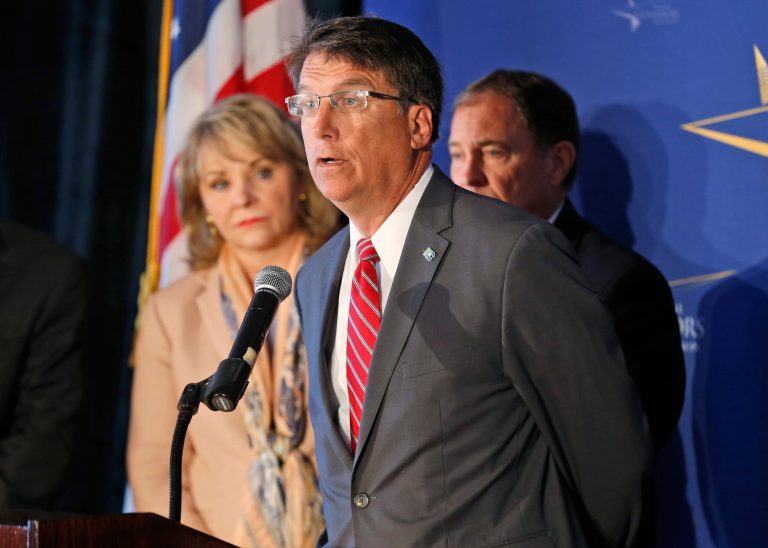 North Carolina Gov. Pat McCrory signed a bill into law Wednesday that bans any policy that interferes with the enforcement of federal immigration laws. (AP Photo)