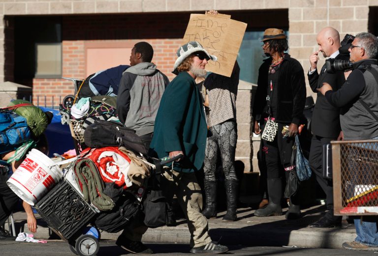 Homelessness has decreased nationwide over the past seven years, according to a new report from the Department of Housing and Urban Development. (AP Photo/David Zalubowski)