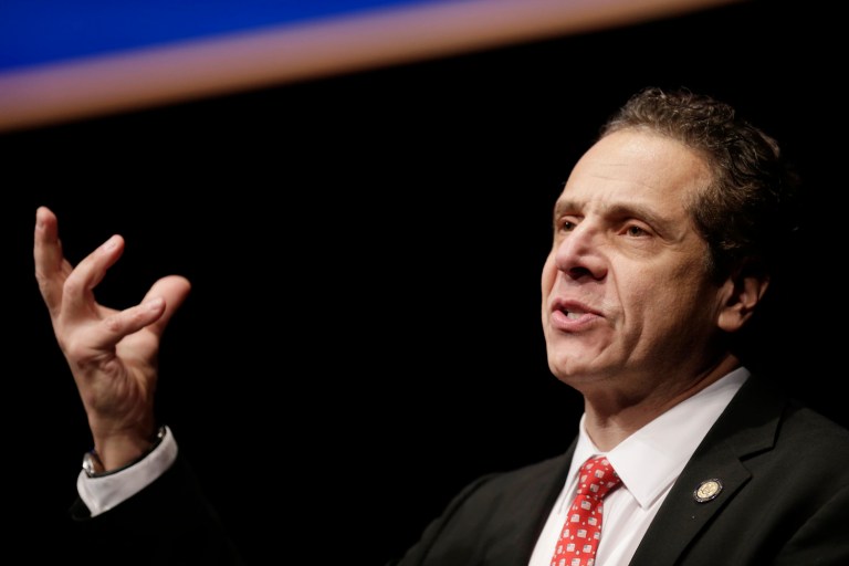 Cuomo leaves out Trump supporters and the unborn in speech about oppressed classes. (AP Photo/Seth Wenig)