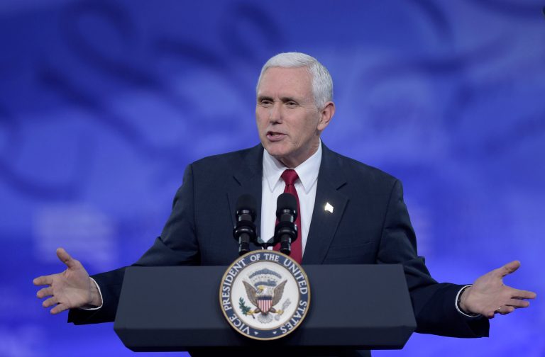 Vice President Mike Pence told thousands of conservative activists Thursday evening that President Trump has succeeded in giving a voice to most Americans like no other Republican leader 
