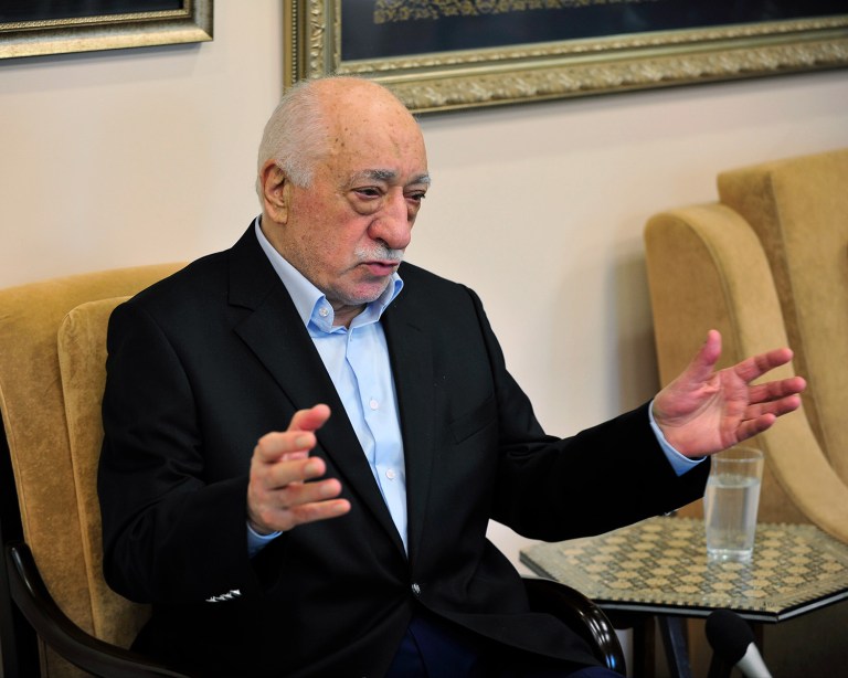 A White House spokesman said the Turkish government sent materials about the status of the Muslim cleric, Fethullah Gulen. (AP Photo/Chris Post)