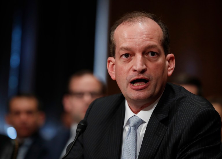 The procedural move sets up a vote to proceed on Alexander Acosta's nomination to be labor secretary. (AP Photo/Manuel Balce Ceneta)