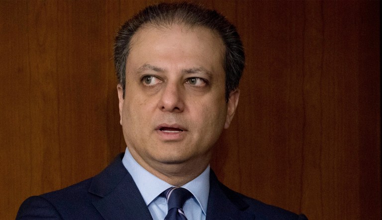 Preet Bharara was fired as a U.S. attorney in March by Trump, along with 46 other U.S. attorneys. He has been critical of the president ever since.