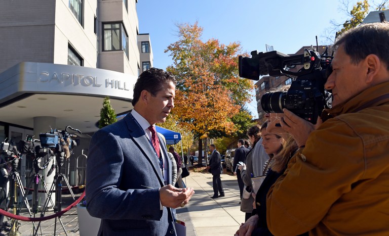 Rep. Mike Bishop, R-Mich., said Wednesday the administration hasn't answered his questions about why it didn't grant emergency funds to victims in a 2012 outbreak of meningitis. (AP Photo/Susan Walsh, File)