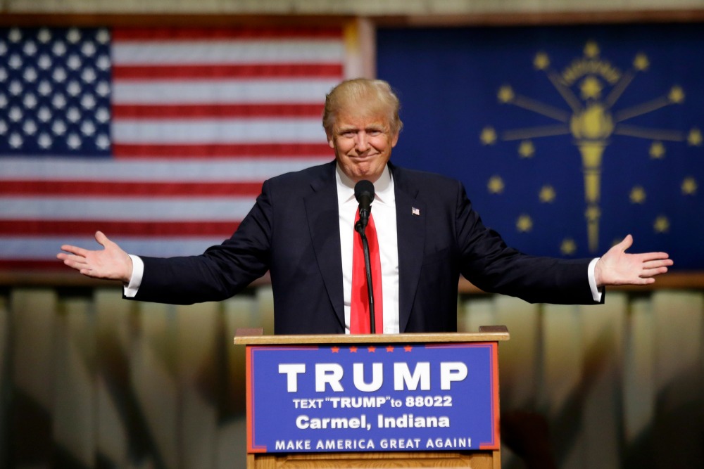 Trump closes in on nomination with Indiana win