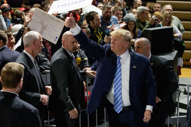 Donald Trump announced Wednesday his campaign will host a fundraising event Thursday night. (AP Photo/Andrew Harnik)