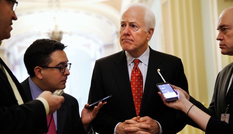 Senate Majority Whip John Cornyn said he has informed the White House he does not want the job of FBI director. (AP Photo/Jacquelyn Martin)
