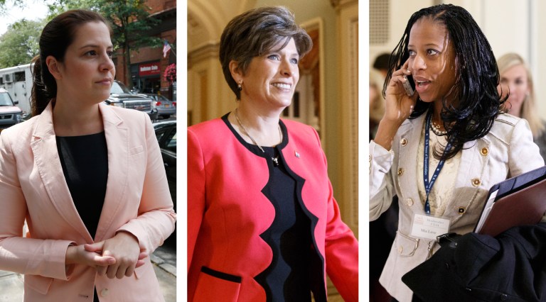 Rep. Elise Stefanik, Sen. Joni Ernst and Rep. Mia Love (AP images)