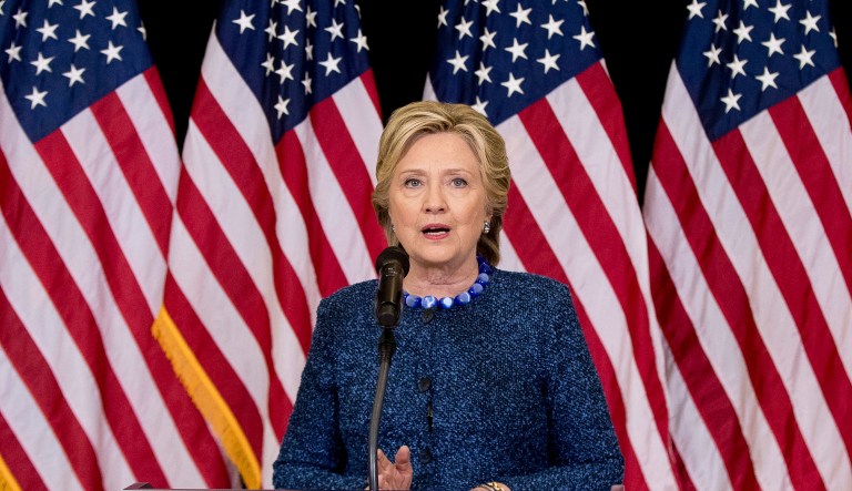 Former Democratic presidential candidate Hillary Clinton blasted the New York Times for its coverage of her private email server. 