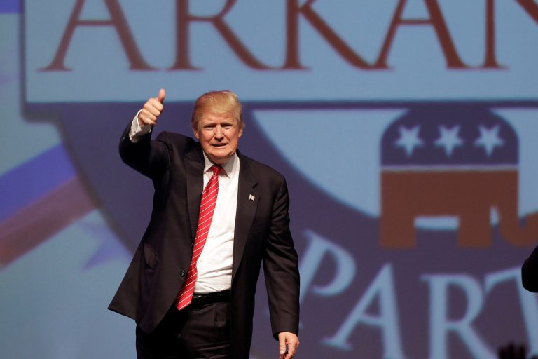 Since last month, Republican presidential hopeful Donald TrumpÂ has gained 5 percentage points and now has the support of 23 percent, according to a new poll of likely New Hampshire voters.Â (AP Photo/Danny Johnston)