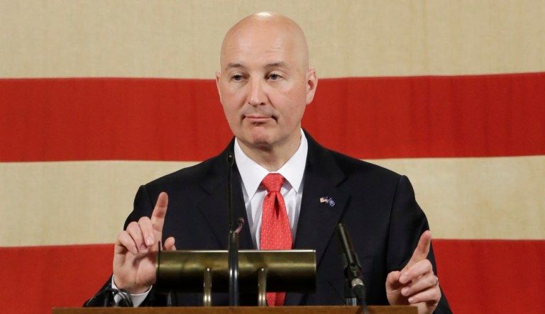Nebraska Gov. Pete Ricketts said that two Navy admiralships, awarded to educators who protested a conservative student group, were the result of a 