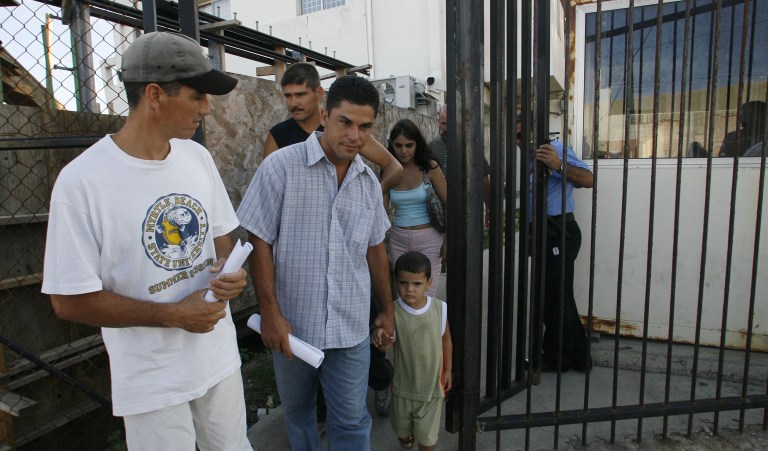 Forty-five thousand Cuban immigrants came to the United States last fiscal year. (AP Photo/ Javier Galeano)