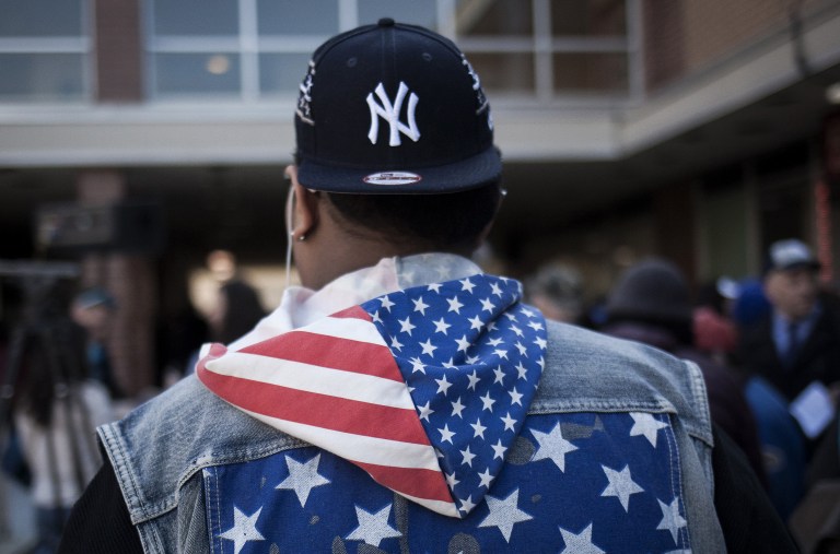 New Yorkers head to the polls Tuesday to have their say in the presidential primary process. (John Taggart/Bloomberg)