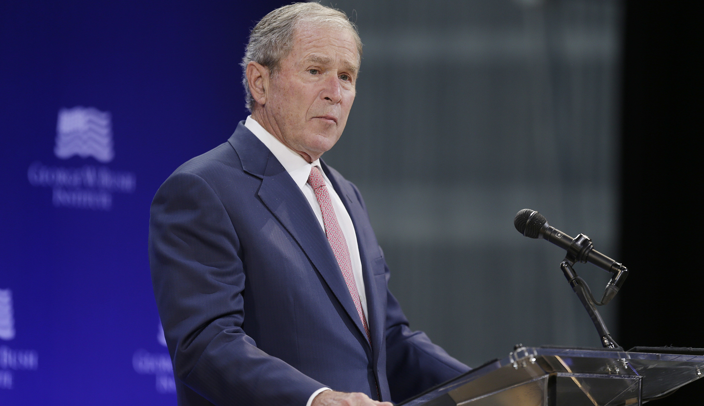 George W. Bush: ‘Pretty clear evidence’ Russia meddled in presidential election