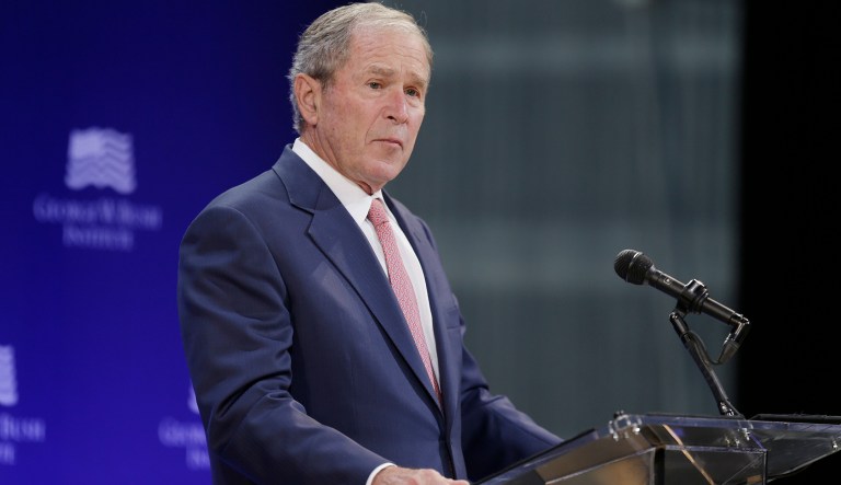 Former President George W. Bush said 