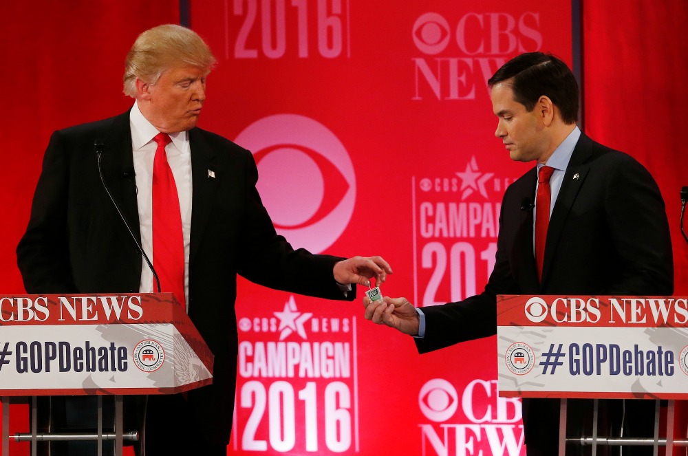 Trump warns Rubio: ‘When he hits me, I can’t wait’