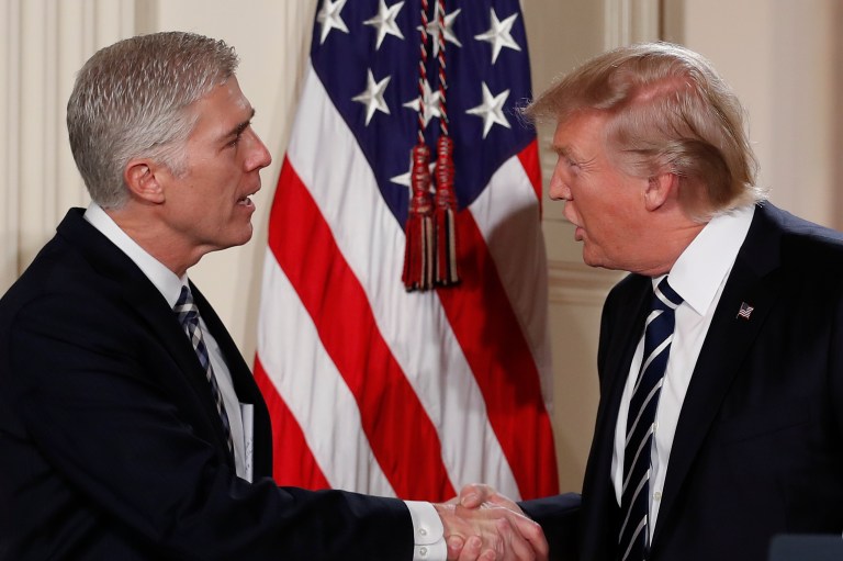 Spicer said Gorsuch was 