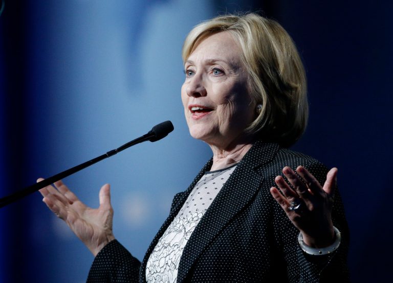 At a campaign stop in Nevada Tuesday, Hillary Clinton is expected to call for a path to citizenship for the roughly 11 million immigrants currently in the U.S. illegally. (AP Photo)