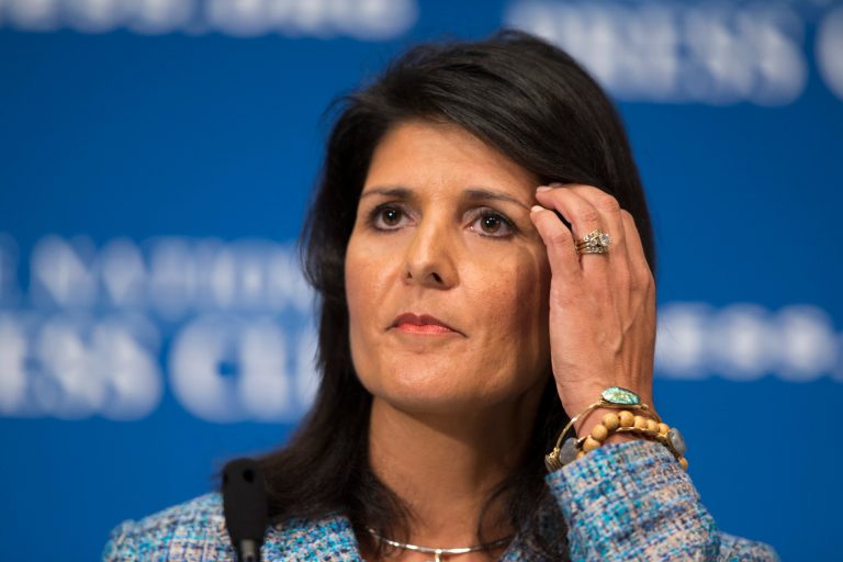 Haley, who was born to Indian immigrants, has been seen as a GOP star since her election as governor. (AP file photo/Evan Vucci)