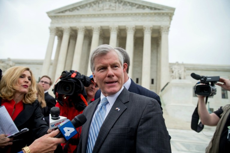 Justices grilled Assistant Solicitor General Michael Drebben regarding the government's case that Bob McDonnell committed five 