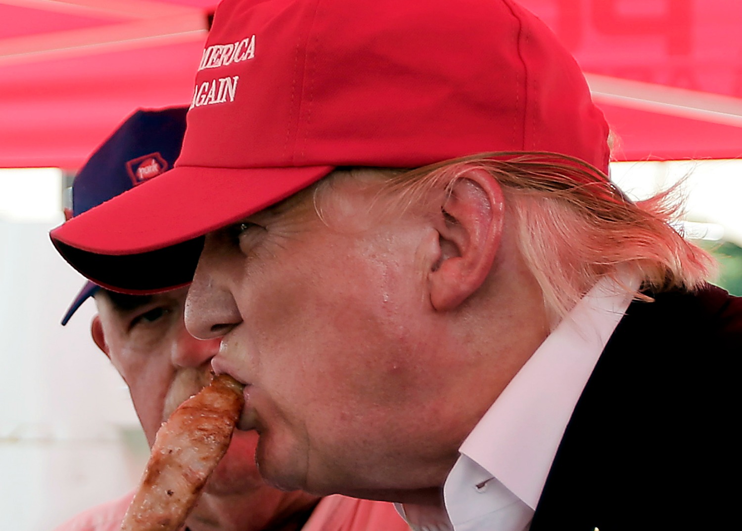 Trump eats fast food to avoid being poisoned