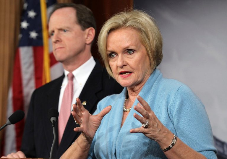 Sen. Claire McCaskill, D-Mo., suggested at a Senate Subcommittee on Financial and Contracting Oversight hearing Wednesday that several small international organizations run by the federal government consider consolidating. (Photo by Alex Wong/Getty images)