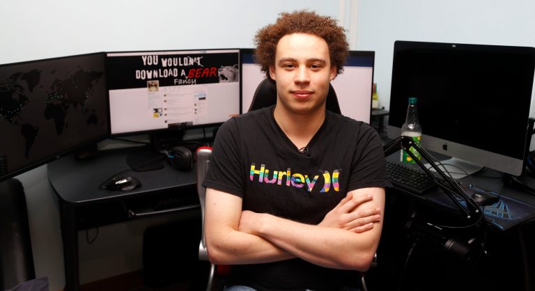 British IT expert Marcus Hutchins, who has been branded a hero for slowing down the WannaCry global cyber attack. The virus, which takes computer files hostage, has claimed its first victims in the U.S. (AP Photo/Frank Augstein)