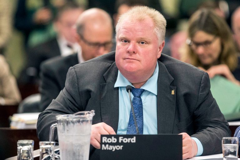 Controversial Toronto Mayor Rob Ford slammed President Obama's signature legislative achievement on Thursday, saying that Obamacare is going to cost the U.S. 