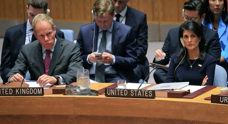 Trump administration has indicated it will be looking to sanction any country that does any business with North Korea.
		 (AP Photo/Bebeto Matthews)