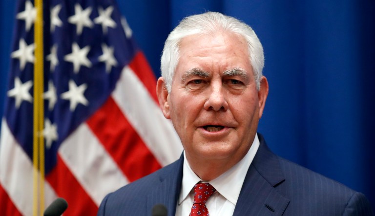 Tillerson is currently on the last leg of a six-day trip to seven countries. (AP Photo/Alex Brandon, Pool)