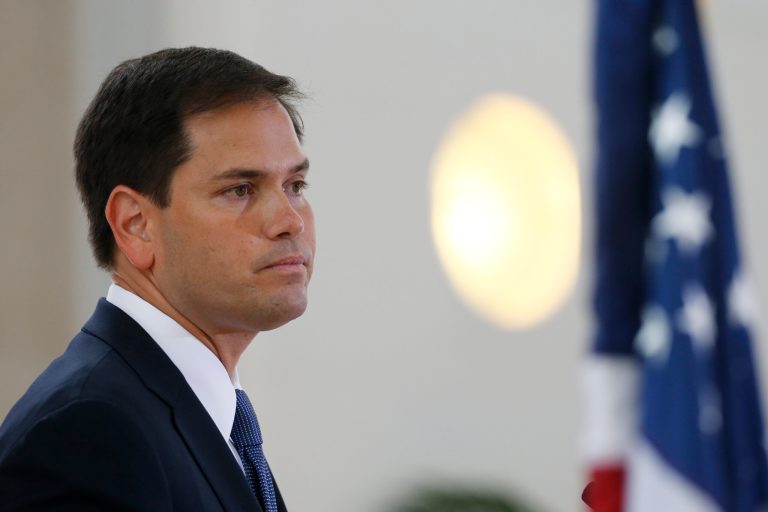 Sen. Marco Rubio, R-Fla., and Senate Democrats voted down an amendment yesterday that would have secured the border first before granting illegal immigrants citizenship.. (AP Photo/Charles Dharapak)
