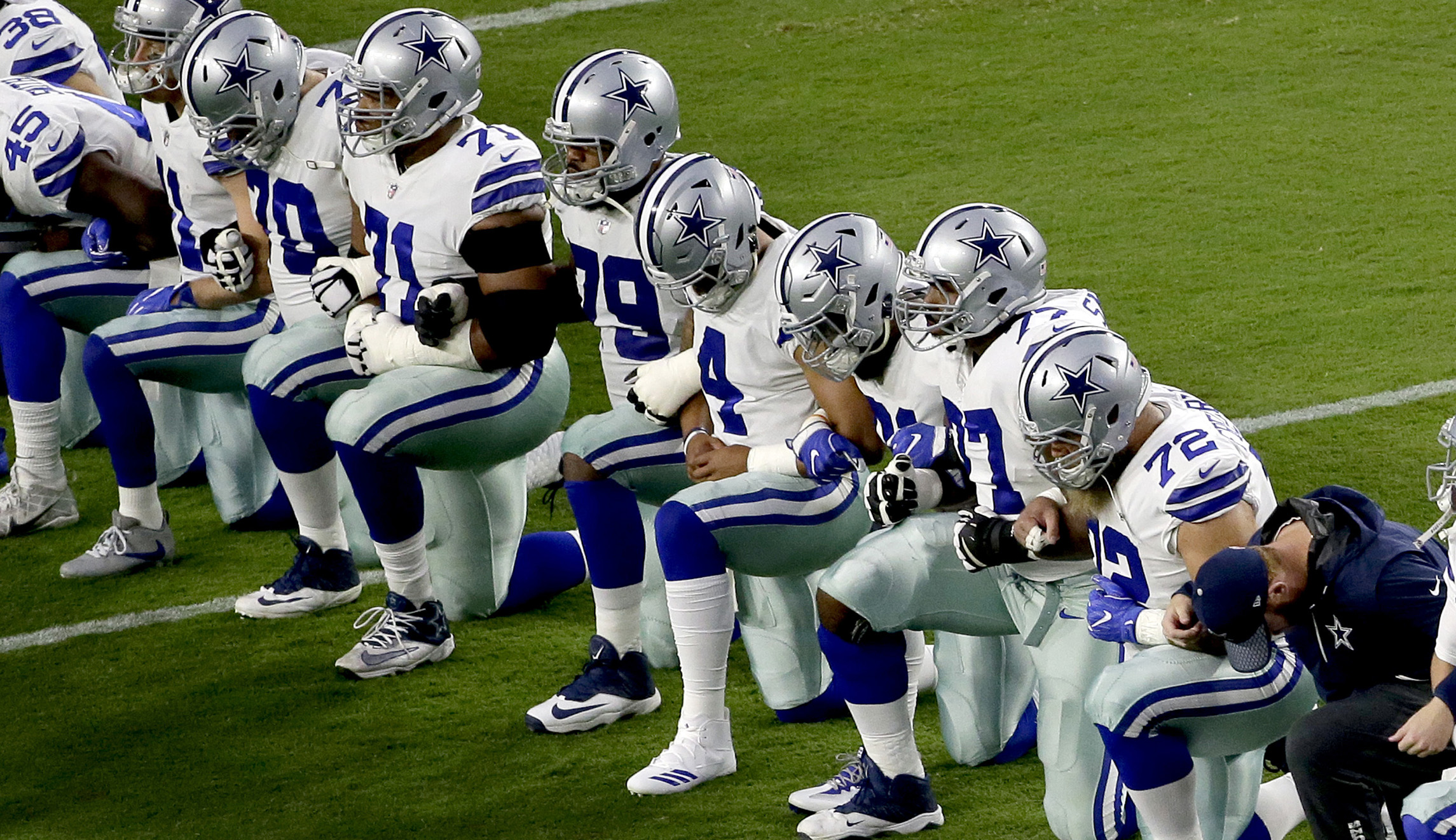 Trump: Dallas Cowboys protest shows ‘big progress’ is being made with NFL protests