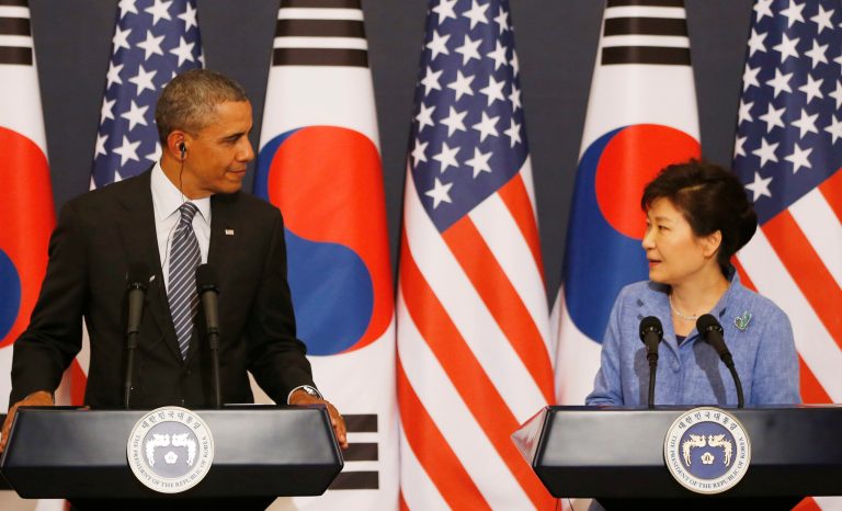 South Korean President Park Geun-hyeÂ was supposed to visit President Obama in Washington next week. (AP Photo)