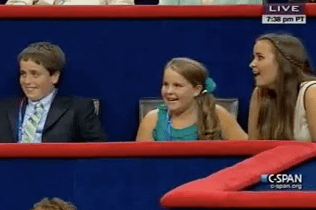 Cute: Chris Christie kids captured on camera reacting to their dad