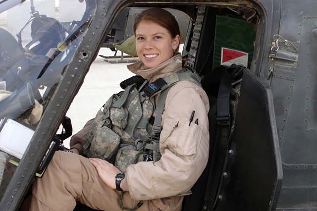 Amber Smith served in the 101st Airborne in Iraq and Afghanistan and was an air mission commander of an OH-58 Delta Kiowa Warrior. (Courtesy photo)