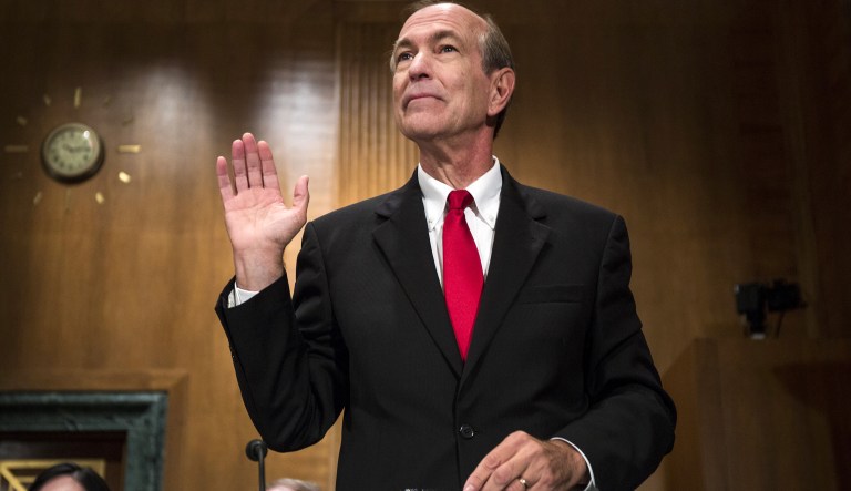 Scott Garrett, Trump's nominee to head the Export-Import Bank, has a history of opposing the agency. (Zach Gibson/Bloomberg)