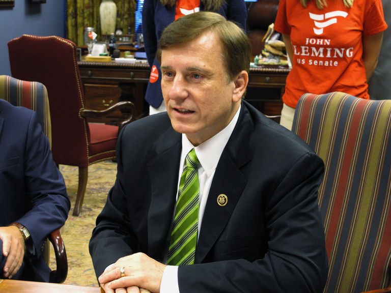 Republicans have a habit of attacking their own people in a manner that handicaps them against Democrats, said Louisiana Rep. John Fleming. (AP Photo/Melinda Deslatte)