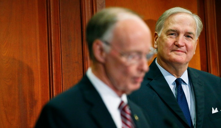 The top word, by far, in Strange's word cloud among Alabama Republicans was 